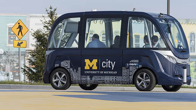 Mcity driverless shuttle